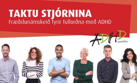 Taktu stjórnina! Námskeið fyrir fullorðna með ADHD.