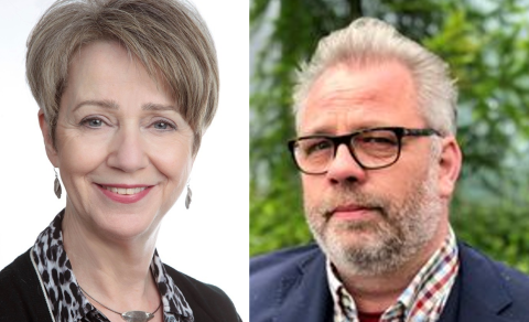 Vilhjálmur Hjálmarsson formaður og Gyða Haraldsdóttir varaformaður ADHD samtakanna.